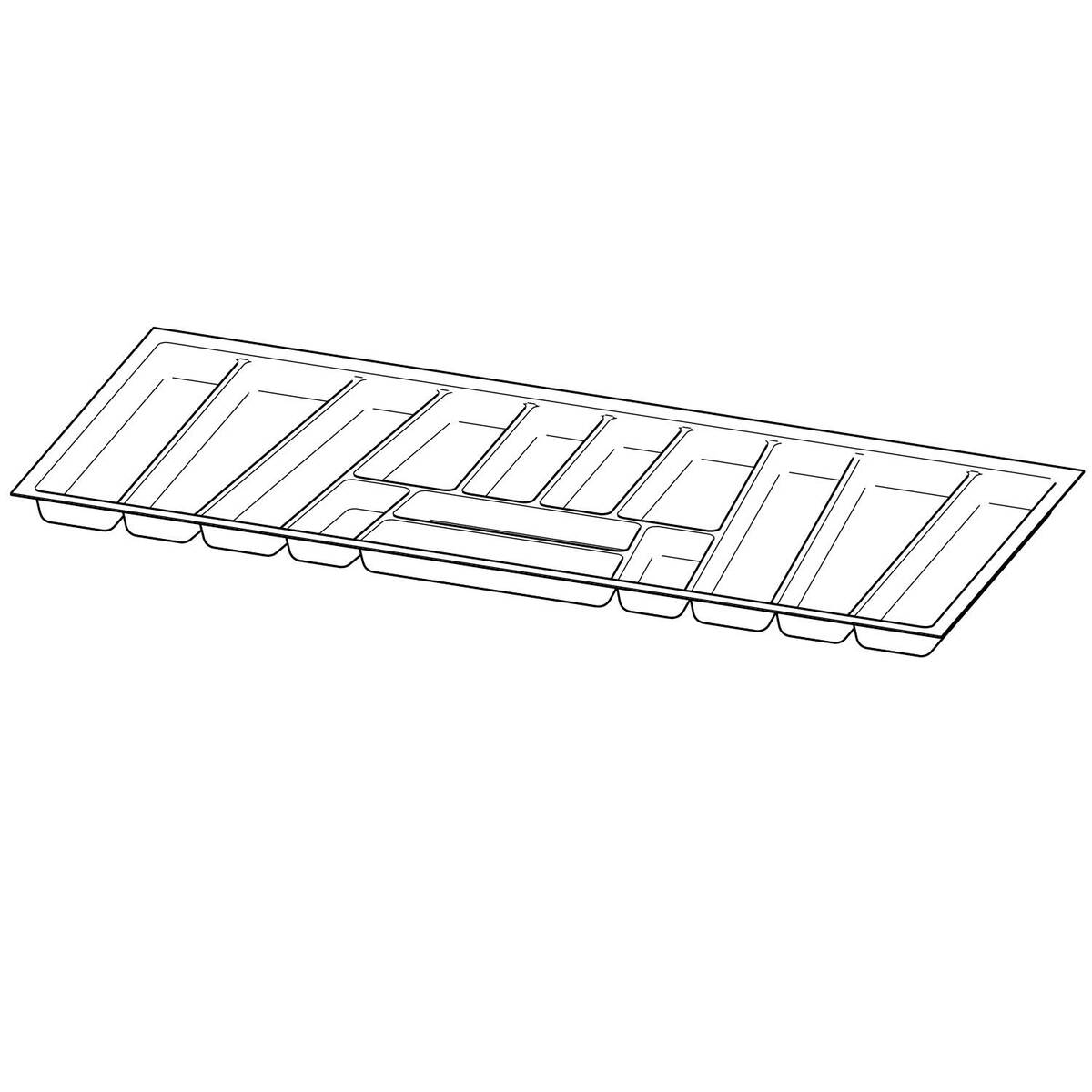 Внутренняя организация OrgaTray 740, NL550, B1200, цвет серебристый