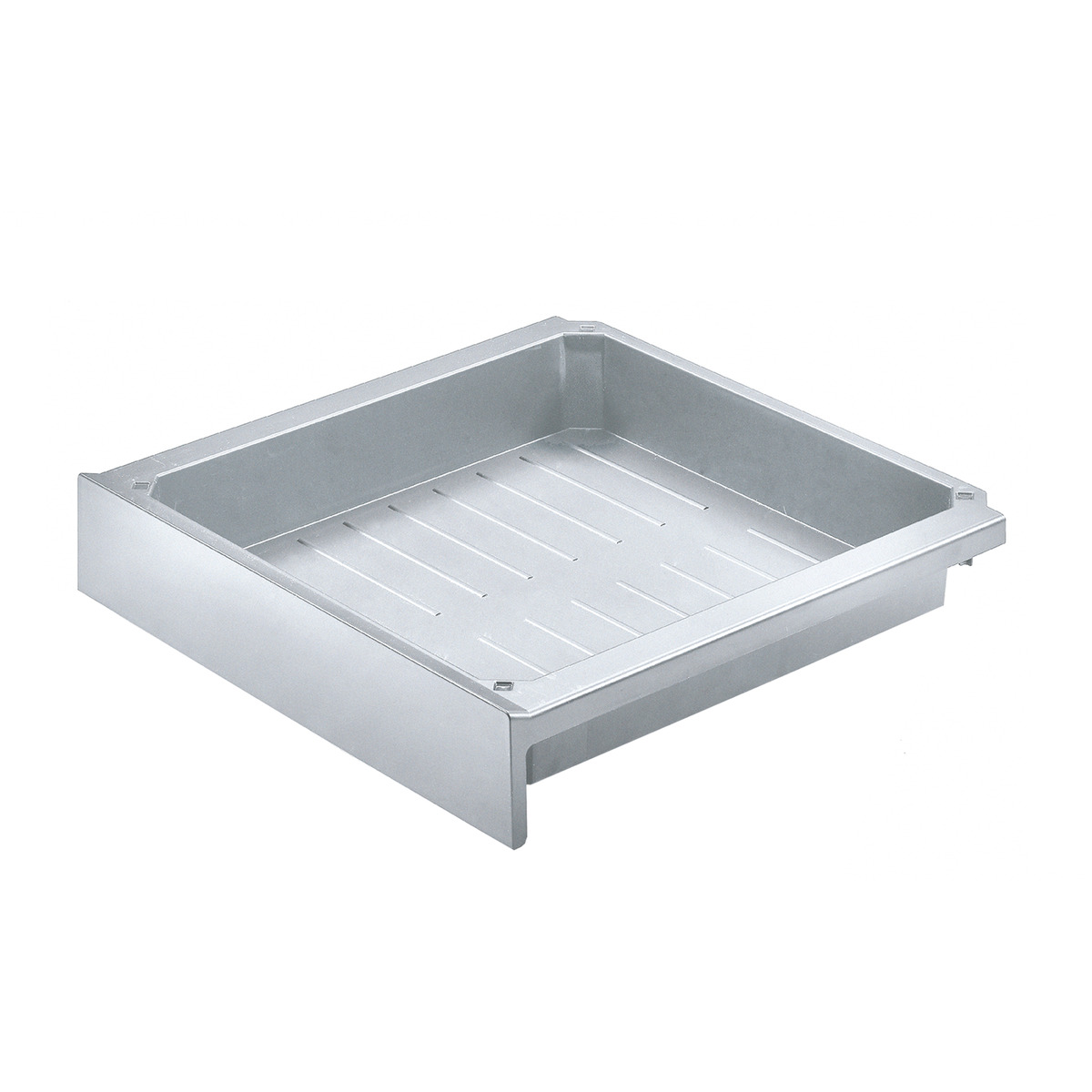 Лоток для канцелярских принадлежностей SmarTray Plastic, H60 мм, пластик, цвет под алюминий