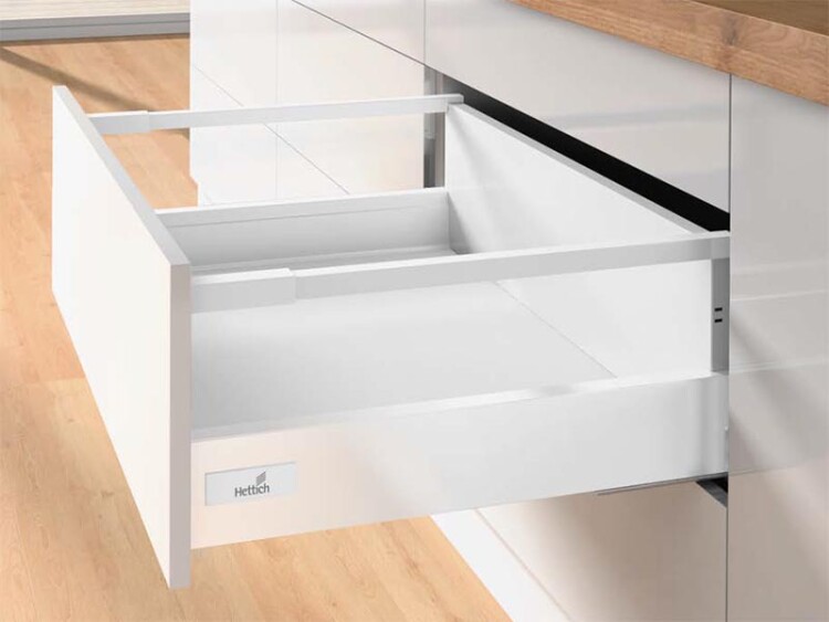 Комплект короба InnoTech Atira полного выдв. Sylent System, 300*176, Релинги, Белый