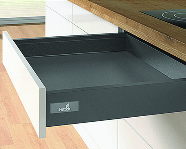 Комплект ящика InnoTech Atira полного выдв. Silent System, 520*70, Антрацит