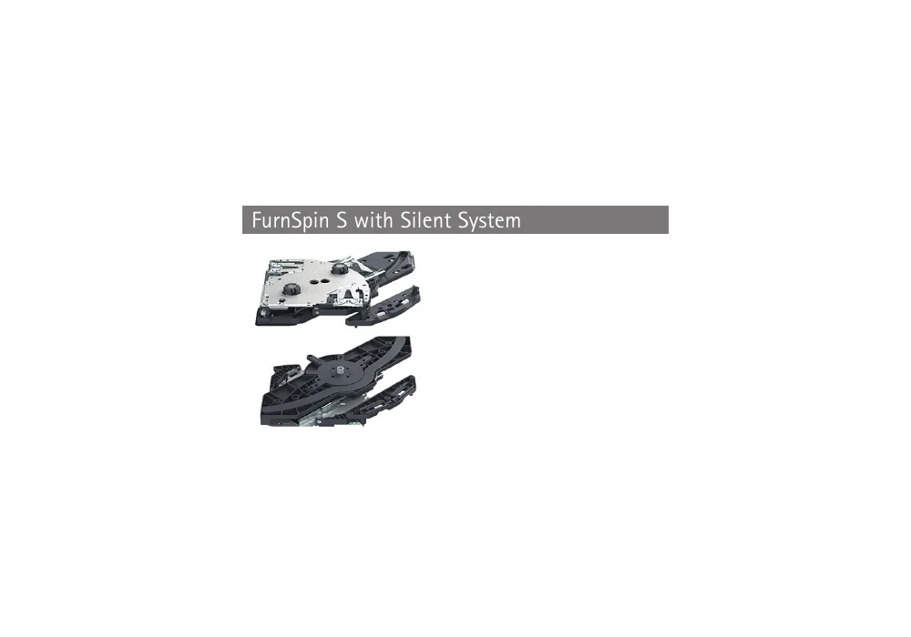 Комплект FurnSpin S Silent System, установка правая