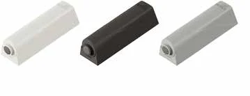 Механизм Push to open Magnet для петель, под прикручивание, короткий ход, цвет белый